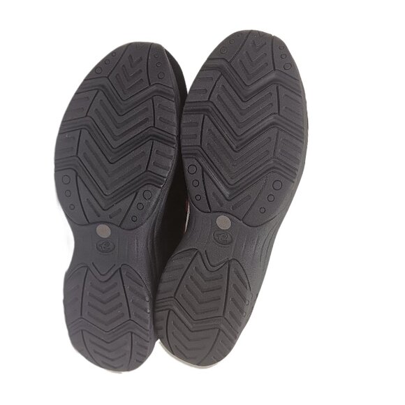 Easy Spirit TravelTime Clogs Womens 9.5 Black Red Plaid Comfort Mule Sneakers - Picture 5 of 5